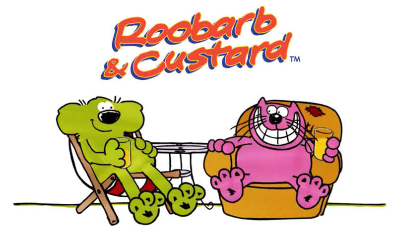 Roobarb and Custard legendary animated cartoon characters and British cult 
